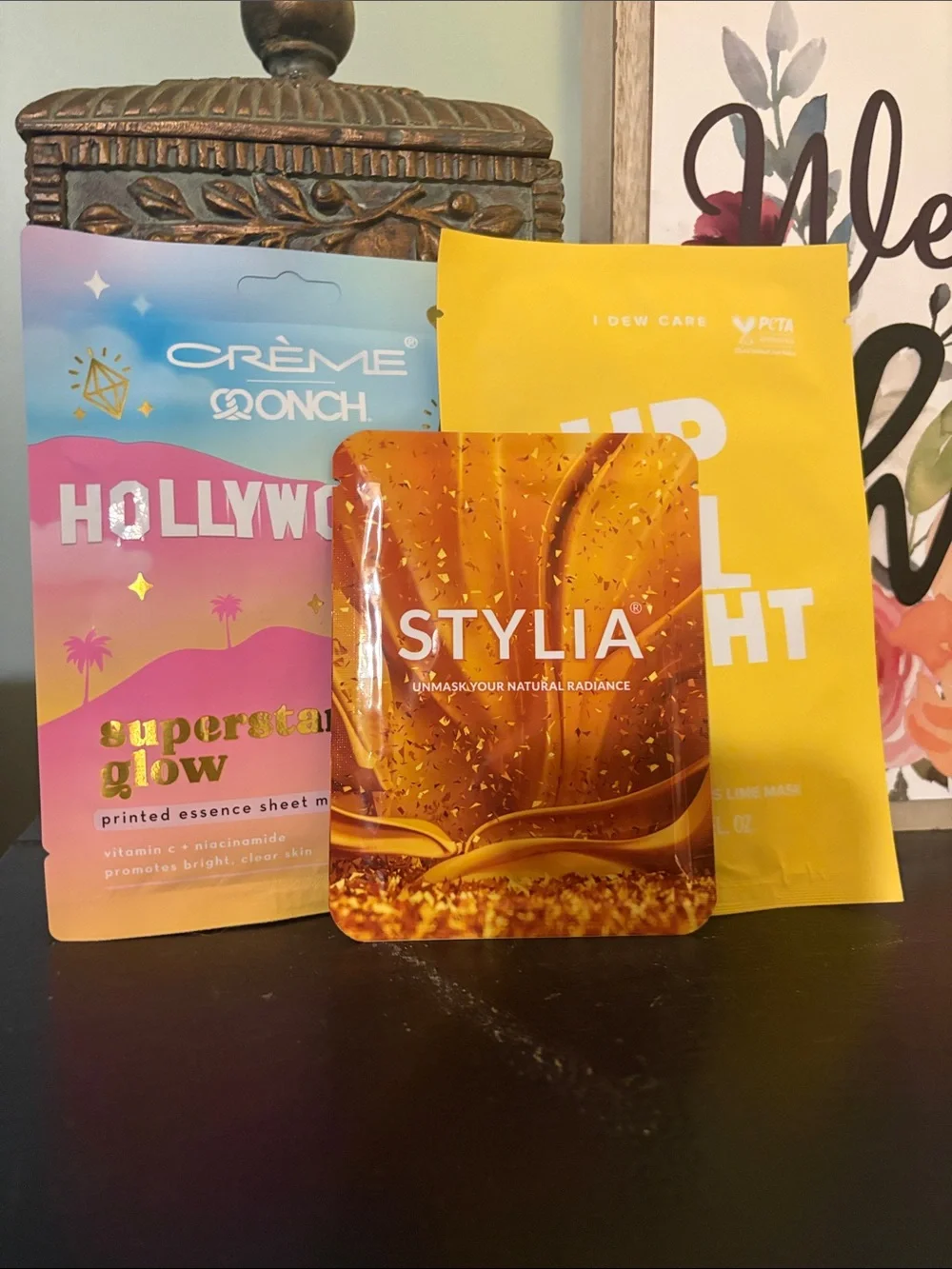 Stylia Golden Radiance Sheet Mask - Gold crème shop and eye patches